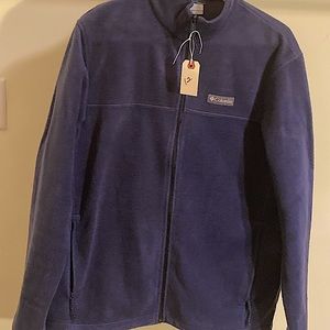 Mens L Columbia Full Zip Fleece